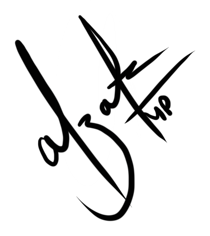 Firma de María Paula Alzate